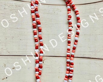 Chango love Necklace, Open Roads, Aura, Cleansing, Money, All Aspects Eleke, Orisha Yoruba protection necklace, Chango Necklace