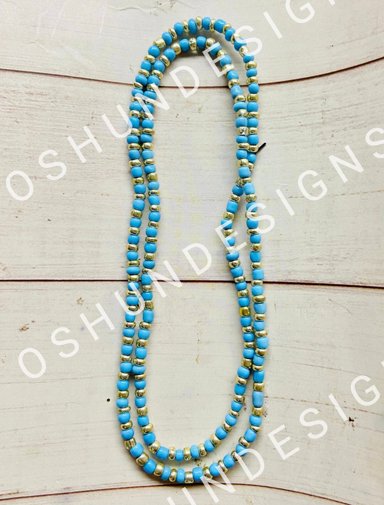 Yemaya Orisha Yoruba Eleke, Orisha Necklace, Protection, Love, Money, Witchcraft and More, Blessed Eleke