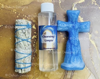 Home Cleansing Kit, Cleanse of negative energy, Limpia Para Casa, Quitar la energía negativa, Remove Witchcraft, Remover Brujeria