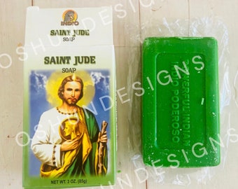 Saint Jude Soap, San Judas Jabon, Powerful Soap, Mano Poderosa Jabon, Spiritual Cleansing Soap