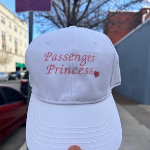 Handcrafted Passenger Princess Hat, Perfect Gift for a Passenger Princess, Passenger Princess Dad Hat