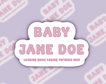 The Pitt “baby Jane doe” sticker