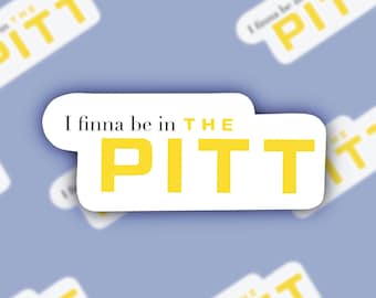 The Pitt TV Show Sticker | Vinyl Decal sticker