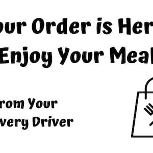 DoorDash Delivery Stickers