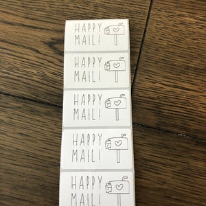 Happy Mail Packaging Stickers