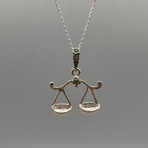 LIBRA / Zodiac Pendant / Astrology Sign Necklace / Horoscope Jewelry / Zodiac Necklace / 925 Sterling Silver Pendant / Unisex /Birthday gift