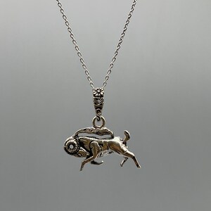 ARIES / Zodiac Pendant / Astrology Sign Necklace / Horoscope Jewelry / Zodiac Necklace / 925 Sterling Silver Pendant / Unisex /Birthday gift