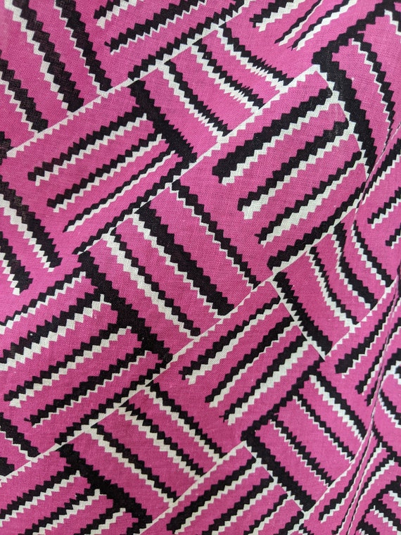 Pink 80s wrap skirt by Jeanne Marc, Waist 30-36 i… - image 8