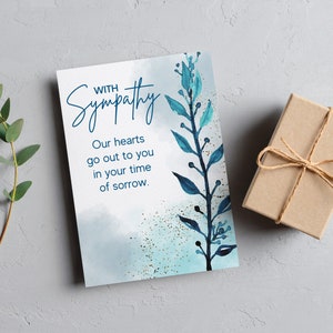 Étiquette-cadeau de sympathie | Cadeau de sympathie à imprimer | Étiquette-cadeau de condoléances | étiquette de sac imprimable Thinking of you | Médaille de sympathie numérique