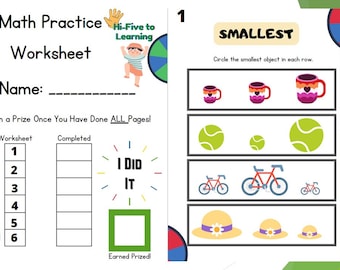 Math Worksheet Printable Preschool