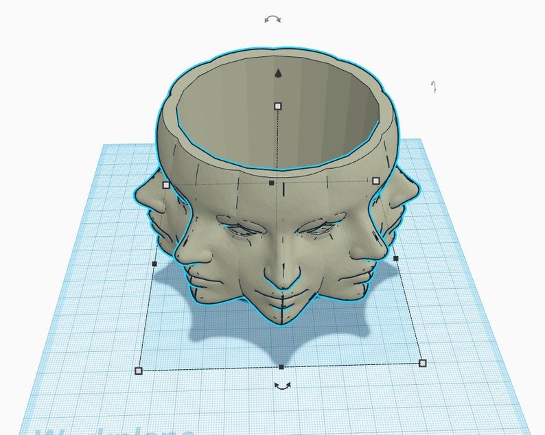 Polyface Planter STL File for 3d Printing Etsy