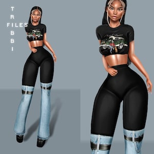 IMVU Maeve Set // AquarianPrincess Top Mesh / Sis3D Bottom Mesh