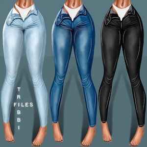IMVU Musa Jeans // Sis3D Mesh Sizes VXL-VS