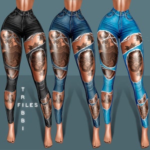 IMVU Compromised Jeans // Sis3D Mesh Sizes VXL-VS