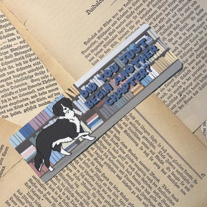Bladwijzer voor schattige hond | Leesgrage, hondenliefhebber, gezellig lezen, lezerscadeau, gelamineerd, nerdy humor, pittige bladwijzer, funky bladwijzer | Nog een hoofdstuk