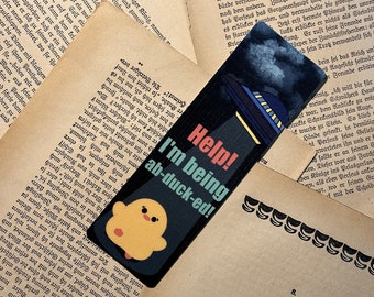 Nerdy Duck Bookmark: Funny Reading Quote, Pun Reader Gift