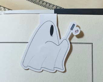 Marcapáginas magnético de Caza de Fantasmas – Regalo literario de Halloween