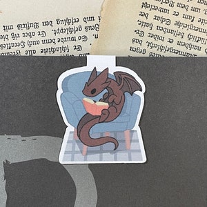 Magnetische bladwijzer Cosy Dragon: cadeau boekenliefhebber