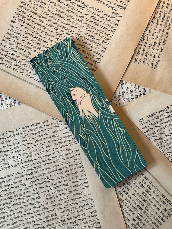 Cat Bookmark | Illustrated Laminated Bookmark