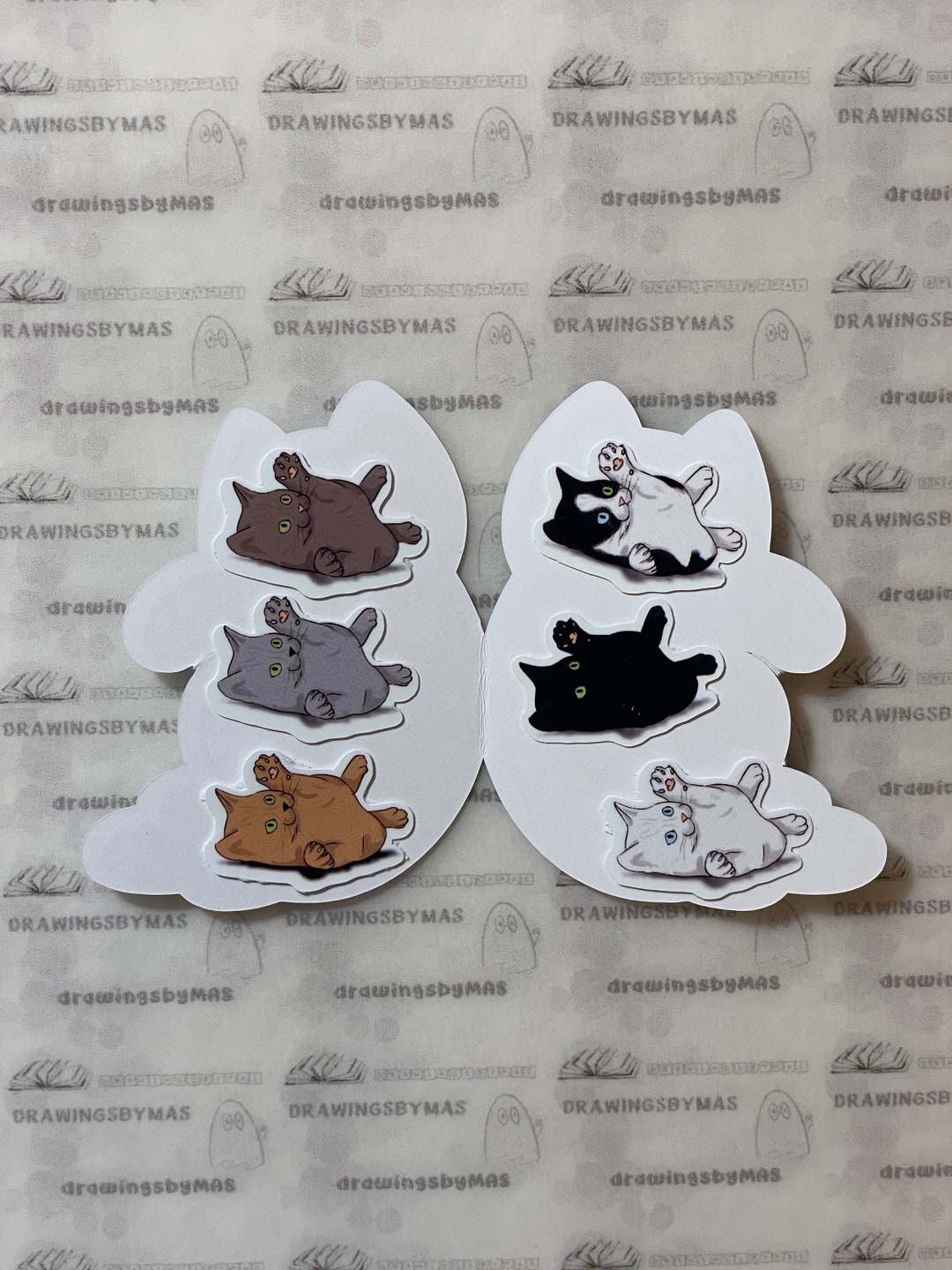 Mini Cat Sticker Pack – Bookish Stationery for Planners - Etsy