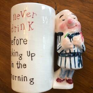 Vintage Novelty Ceramic Vanity Cup