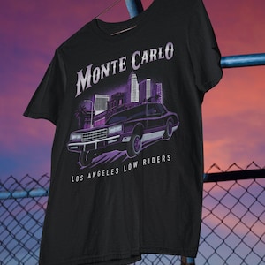 1984 モンテカルロ ローライダー Tシャツ – ロサンゼルス ローライダー シーン ユニセックス クラシック T シャツ
