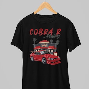 2000 Red New Edge Cobra R T-Shirt | Retro GTA V Style Car American Los Santos Unisex classic tee