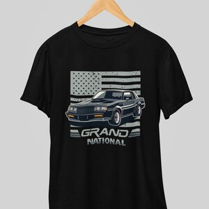 ビュイック グランド ナショナル GNX アメリカ国旗 マッスル ユニセックス クラシック T シャツ