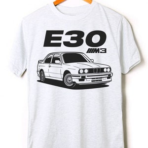 BMW E30 M3 1986 to 1991 Unisex Classic Cotton T-Shirt