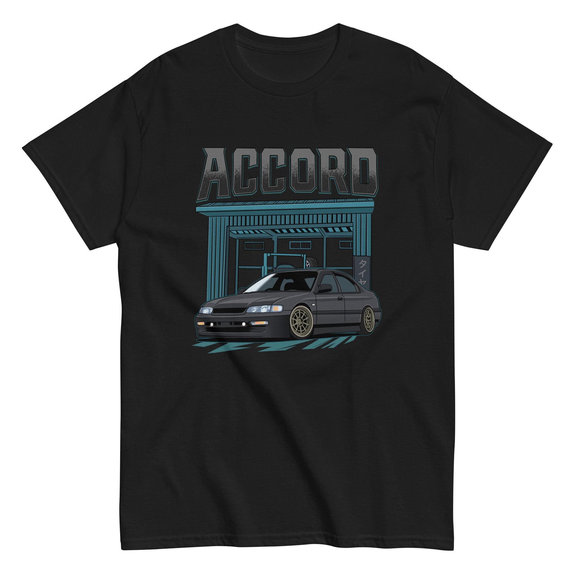 90年代ホンダアコードTシャツ - JDMカー愛好家アパレルユニセックス 