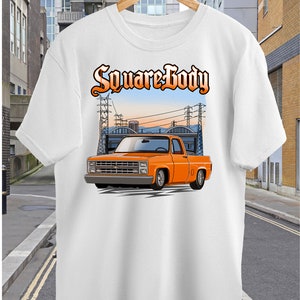 Chevy Chevrolet Squarebody Truck 1987 Retro Style Unisex classic tee