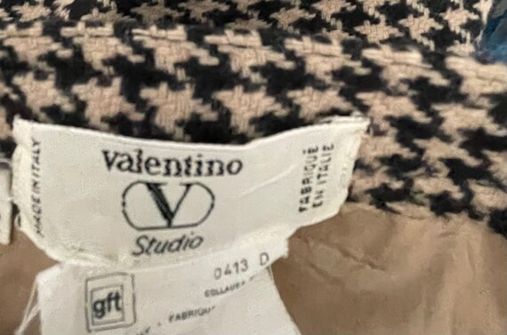 VALENTINO SKIRT VINTAGE houndstooth print - image 8