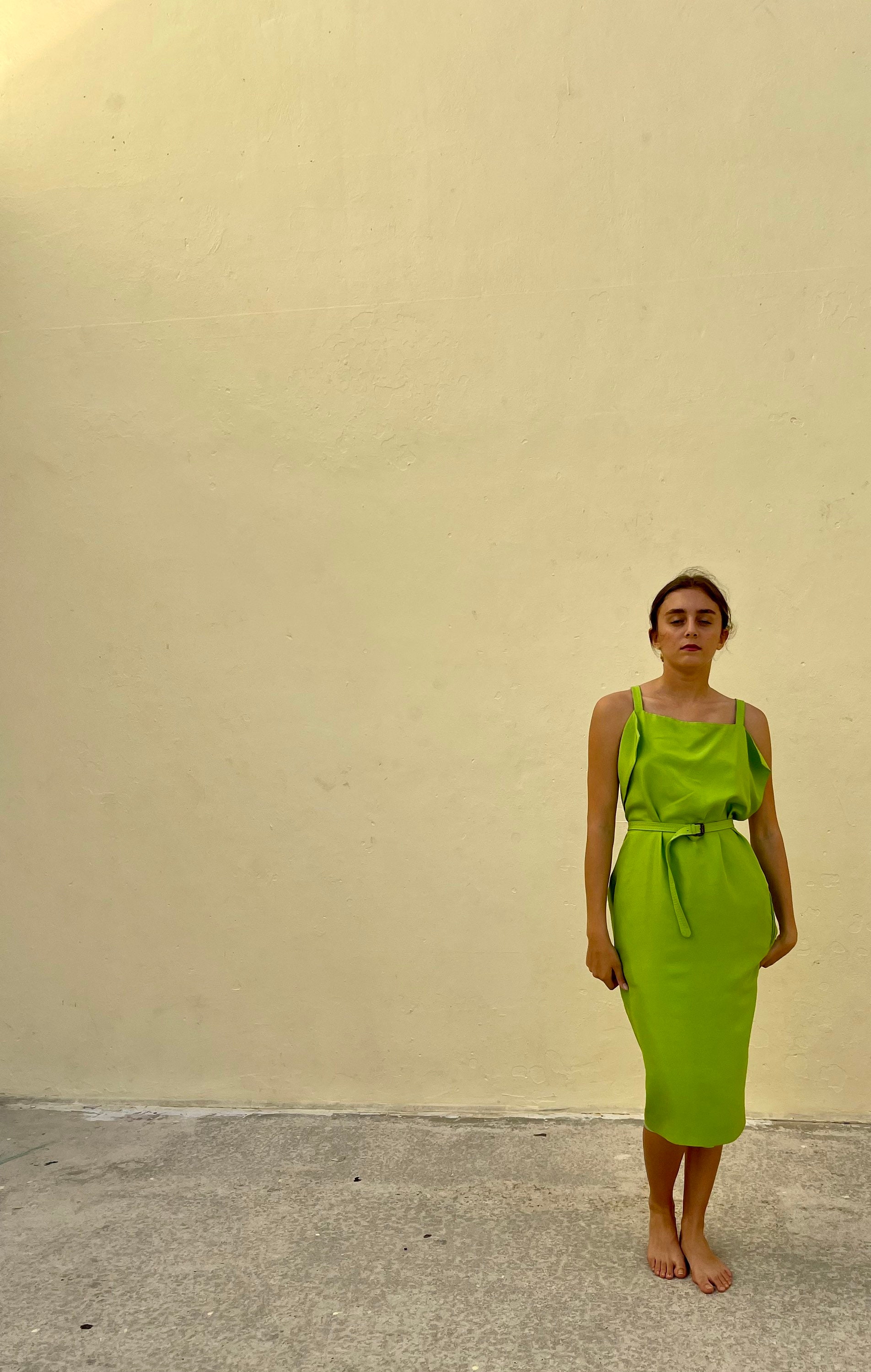 ワンピース Bottega Veneta Acid green viscose blend dress Bottega Veneta - Light Weight Acid Green Tennis Dress