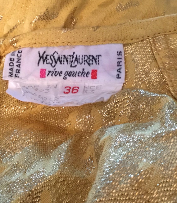 YVES SAINT LAURENT vintage silk top - image 4