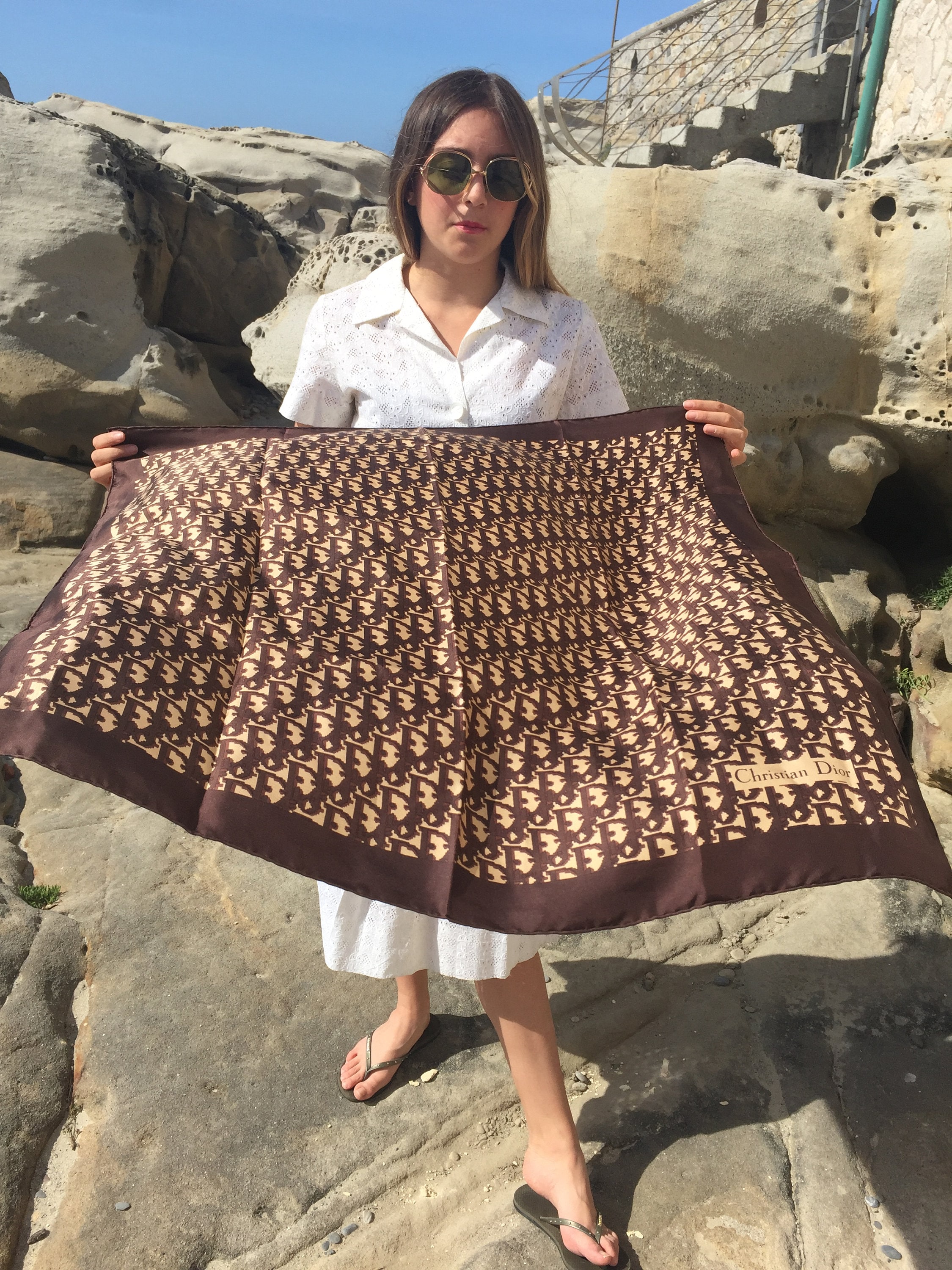 Vintage CHRISTIAN DIOR Scarf India