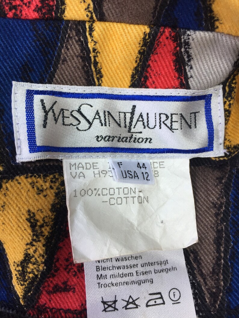 Vintage YVES SAINT LAURENT blazer image 9