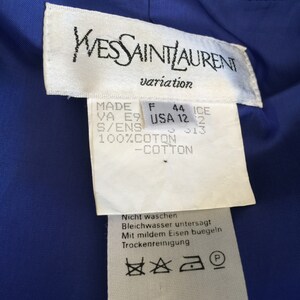 Vintage YVES SAINT LAURENT blazer image 10