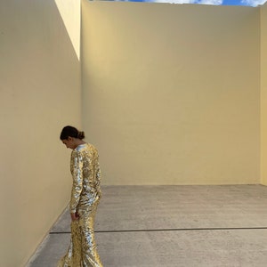 AMEN gold sparkling dress image 4