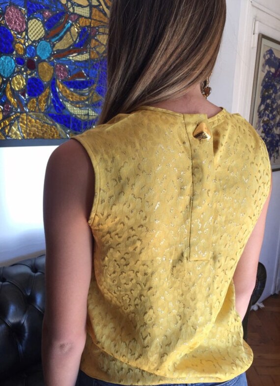 YVES SAINT LAURENT vintage silk top - image 2