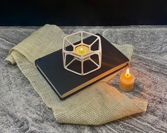 Modern Candle Holder Tea Light Holder Wedding Decor - Engagement Ornament - Home Decor Gift - New / First Home House Gift - Gift For Her