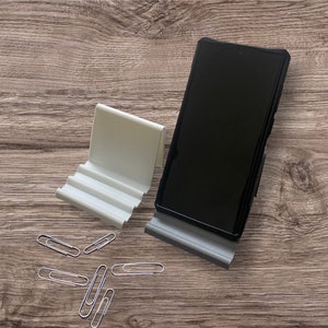 Phone Stand - Phone Holder - Wavy Phone Holder for Desk - Modern - Office Decor - Minimalist - Phone Holder - Desk Organization Modern Decor