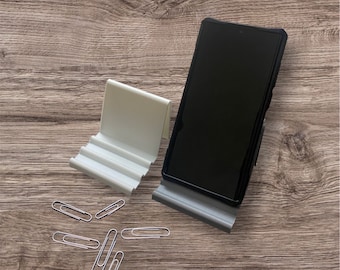 Phone Stand - Phone Holder - Wavy Phone Holder for Desk - Modern - Office Decor - Minimalist - Phone Holder - Desk Organization Modern Decor