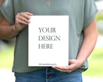 Poster Mockup | 8x10 Poster Mockup | 11x14 Wall Art | Poster Display | Instant Digital Download | Jpeg File | Styled Stock Photo