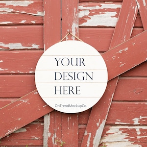 Wood Sign Mockup | Farmhouse Mockup | Styled Stock Photography | Front Door Wood Sign Mockup | Jpeg File | Digital Download