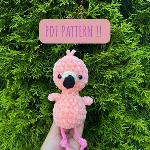 Flamingo PDF crochet pattern !!