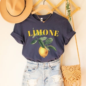 Limone T-shirt, Limone Tee, Italian Limone Shirt, Italian Lemon Inspired Shirt, Amalfi Coast Inspired Shirt, Limone