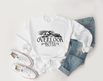 The Overlook Hotel Sweatshirt, The Overlook Hotel, The Shining Inspired, The hotel from The Shining, Spooky Gift, Stanley Hotel Colorado
