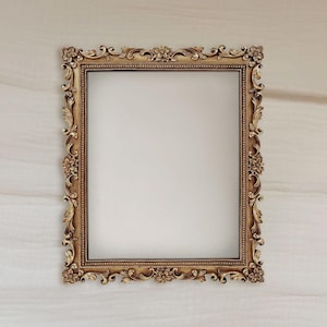 8x10 Gold Floral Vintage Style Picture Frame