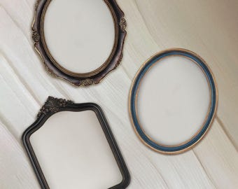 8x10 Vintage Style Picture Frames + Found Paper Art