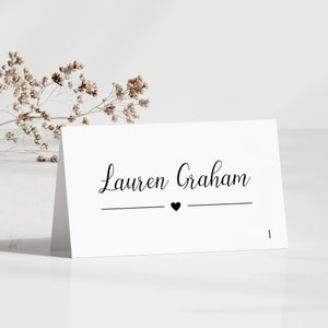 Cartão de lugar de casamento, cartão de lugar de casamento imprimível, cartão de lugar de casamento para download instantâneo, cartão de nome de casamento, cartão de nome para casamento